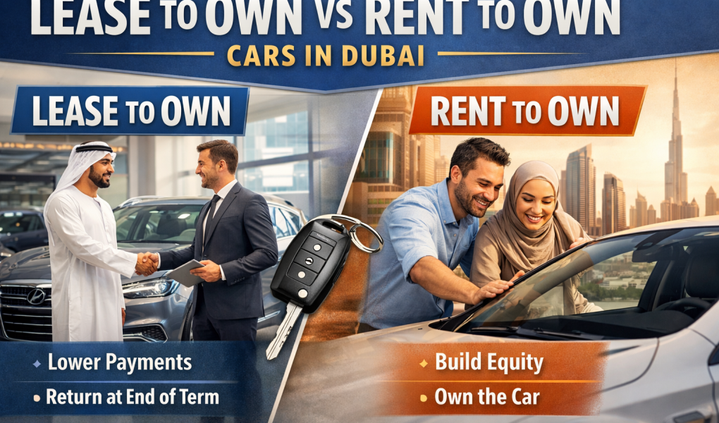Difference Between Lease to Own vs Rent to Own Cars in Dubai